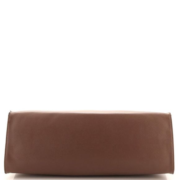 Telfar Shopping Tote Faux Leather Medium Brown - Picture 4 of 8